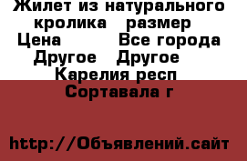 Жилет из натурального кролика,44размер › Цена ­ 500 - Все города Другое » Другое   . Карелия респ.,Сортавала г.